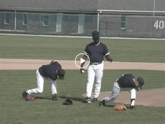 Pitcher Fielding Drills